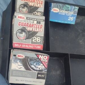 Bell Self Sealing Inner Tubes - Black and Red(4) NWT